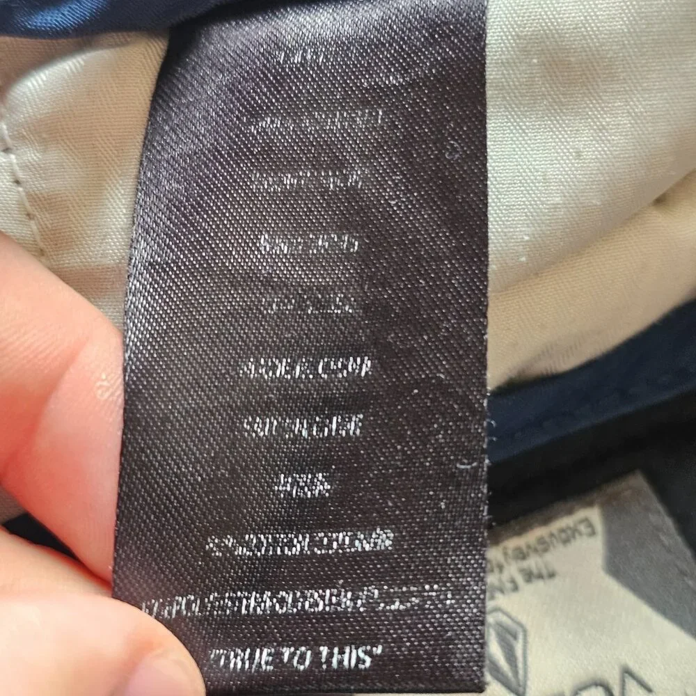 Volcom Chino Shorts Mens 34 Act 36 Tan Stretch Modern Fit Casual Skater Outdoors - Picture 5 of 11